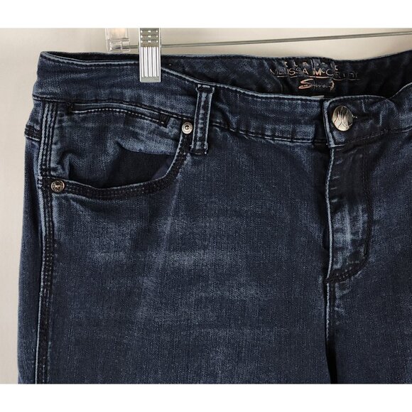 Melissa McCarthy Jeans Womens 20W Blue Legging Skinny Leg Denim (38x28) - Picture 3 of 10
